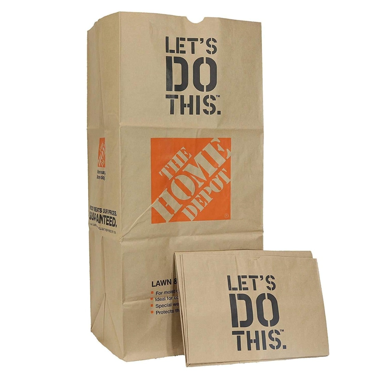 30-Gallon Paper Lawn & Leaf Bags - 15 Pack